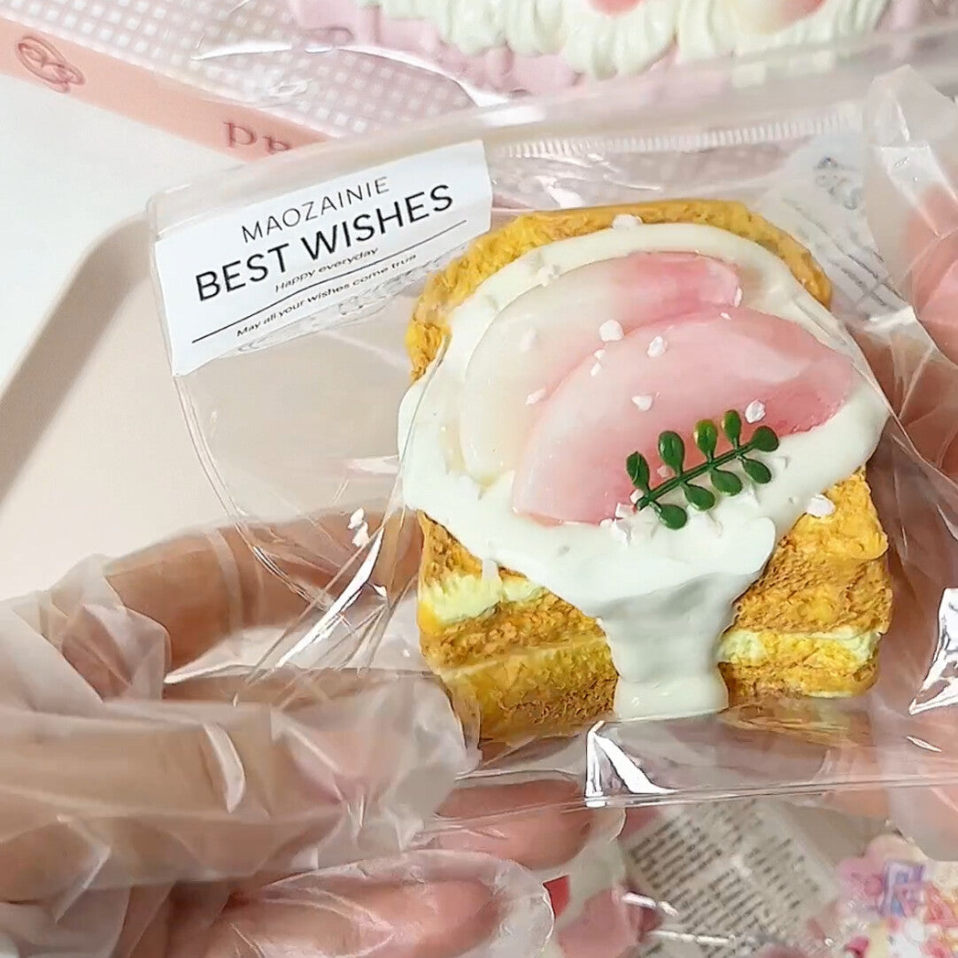 Peach Pie Taba Squishy Toys