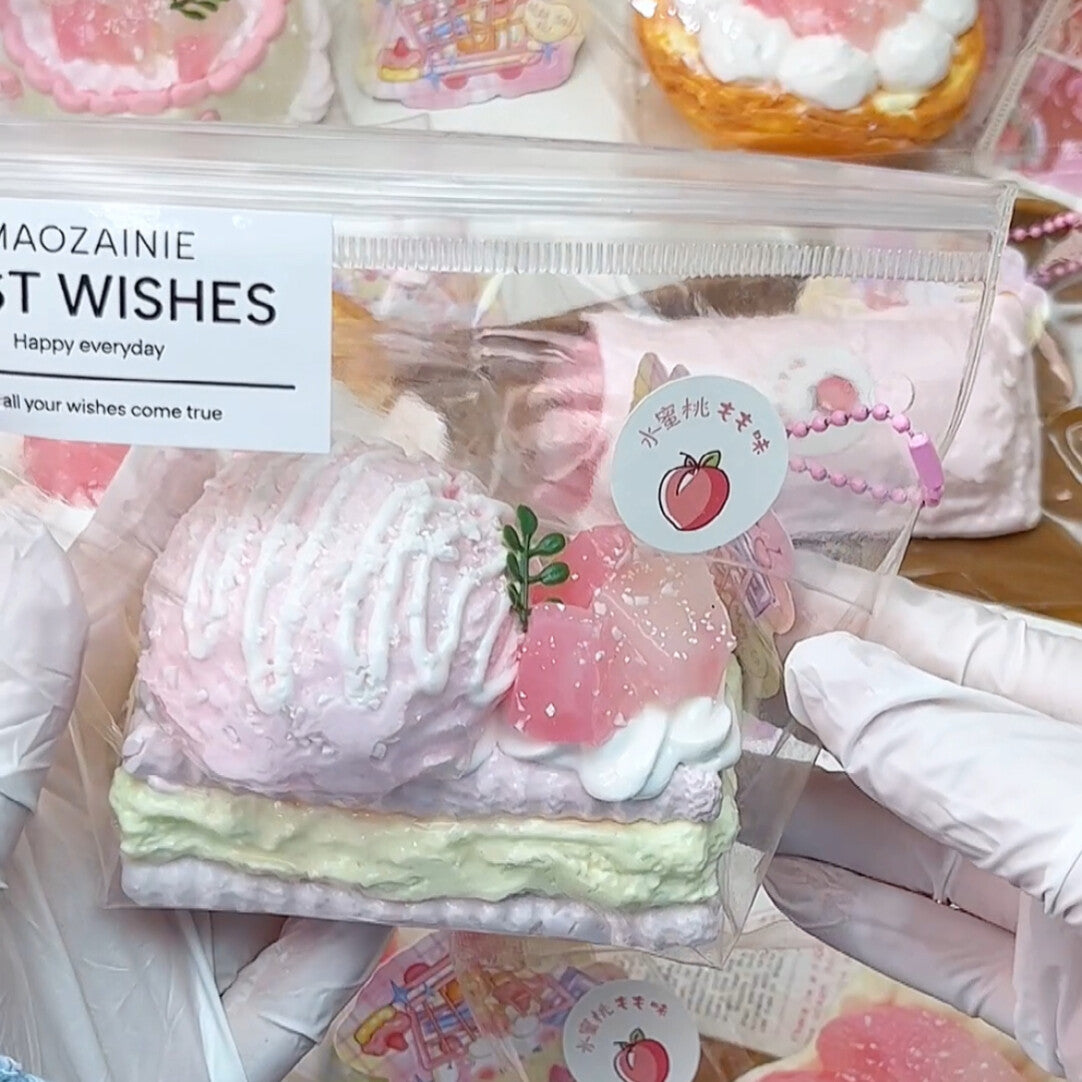 Peach Pie Taba Squishy Toys