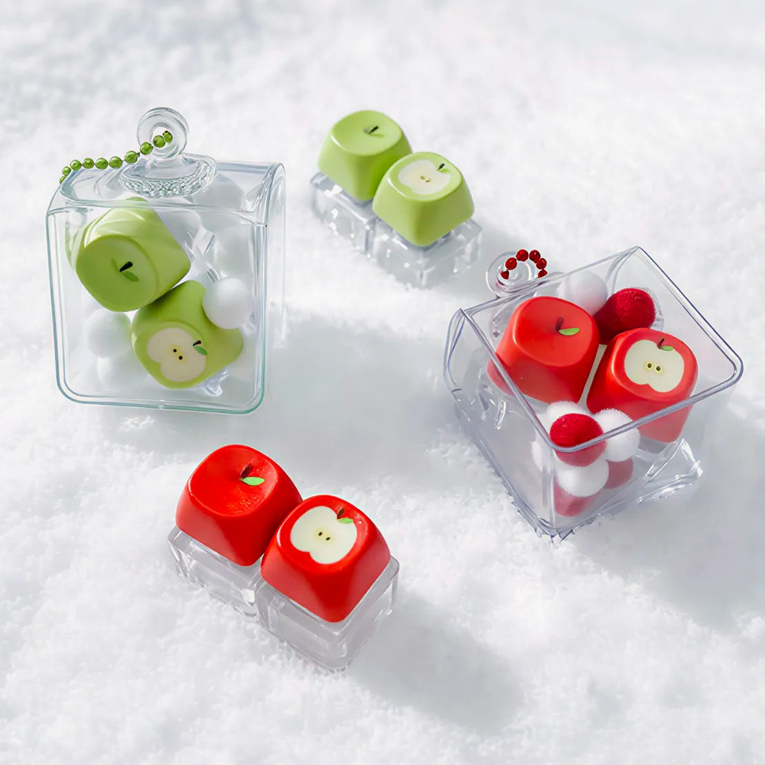 Apple Bell Mini Dual-Key Fidget Toy