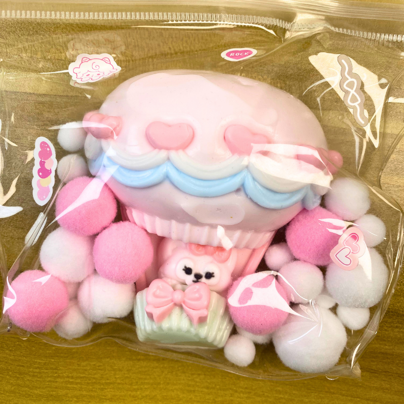 Balloon Squishy with Bear Gift Box
