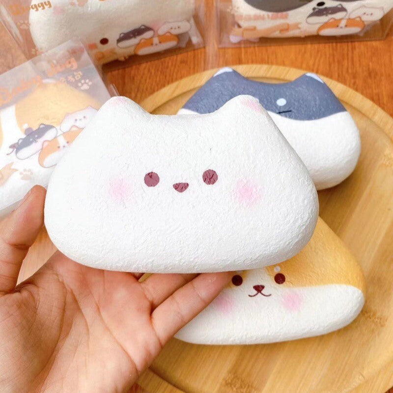Extra Wet-Looking Slow-Rise Dog Squishy Toy