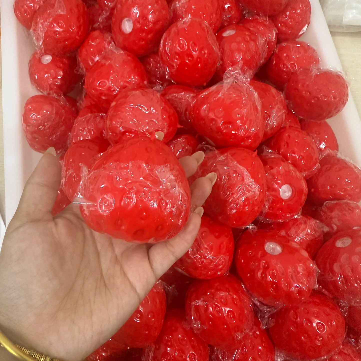 Crunchy Strawberry Squishy Ball