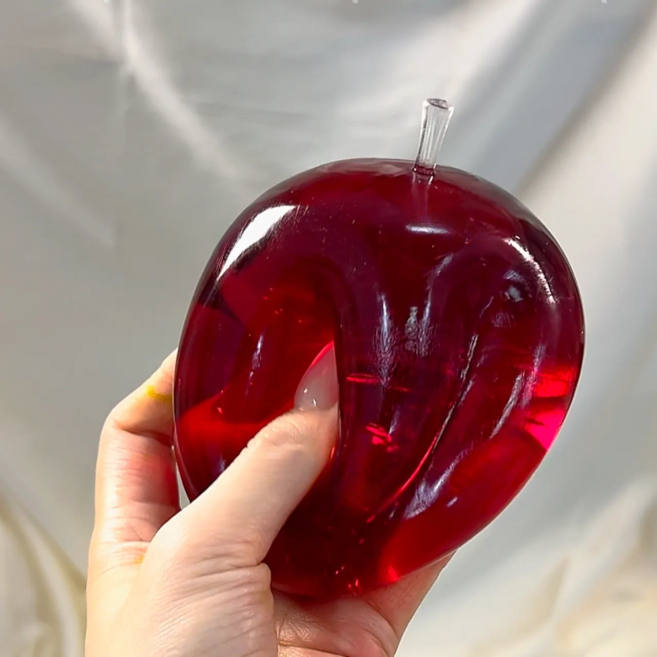 Burgundy Crystal Jumbo Fruit Squishy