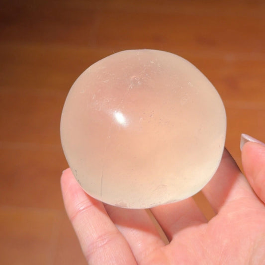 Icy Clear Coconut Oil Handmade Squishy Ball