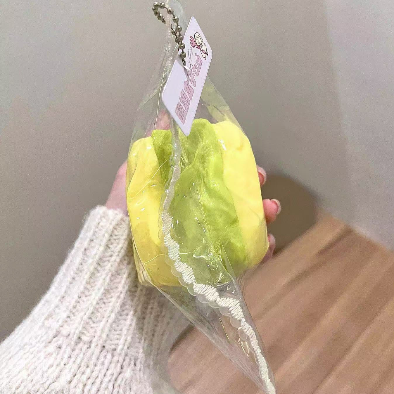 Jackfruit Avocado Filling Taba Squishy Toys