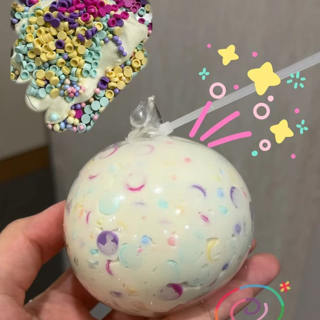 Handmade Bubblegum Squishy Ball Taba Squishy Toys