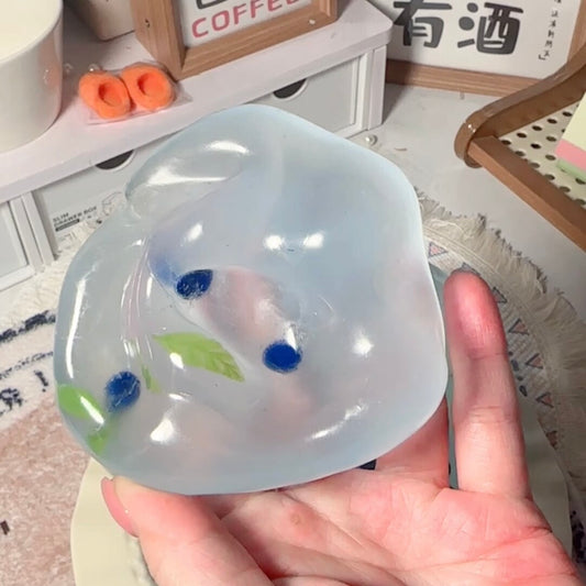 Blueberry Sherbet Handmade Squishy Ball