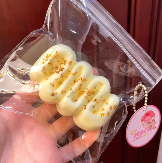 Osmanthus Cream Bar Silicone Taba Squishy