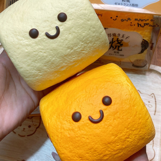 Thick Tamagoyaki Soft Taba Squishy Toys