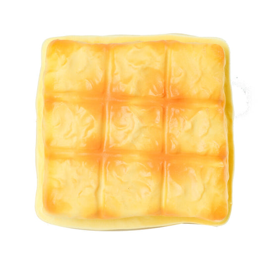 Golden Butter Toast Squishy Toys