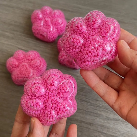 Strawberry-Filled Cat Paw Squishy