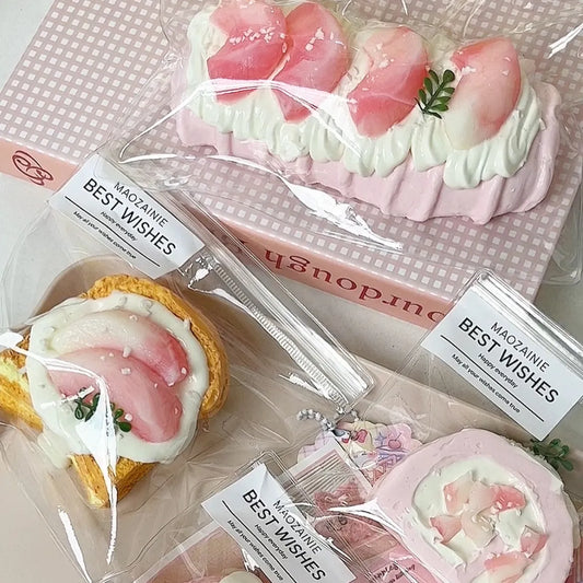 Peach Pie Taba Squishy Toys