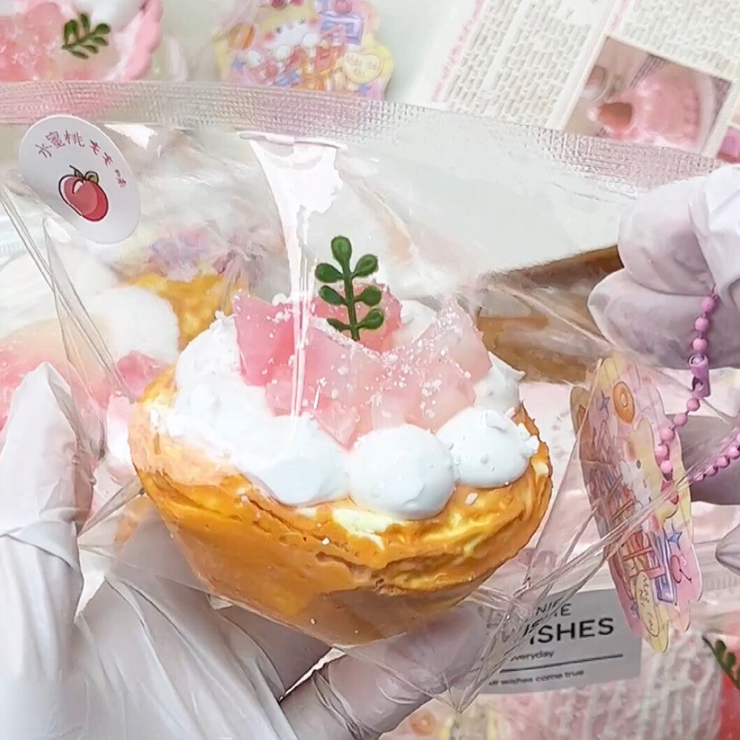 Peach Pie Taba Squishy Toys