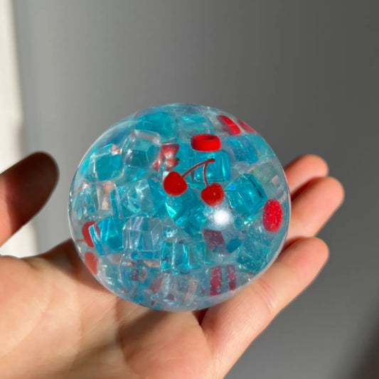 Cherry Ice Brew Taba Squishy Toy