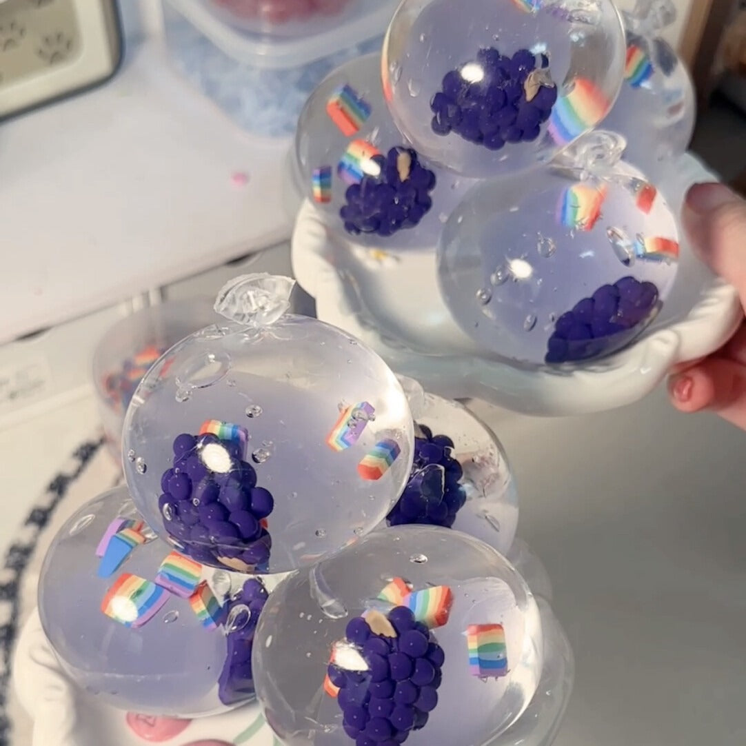 Grape Crystal Candy Squishy Ball