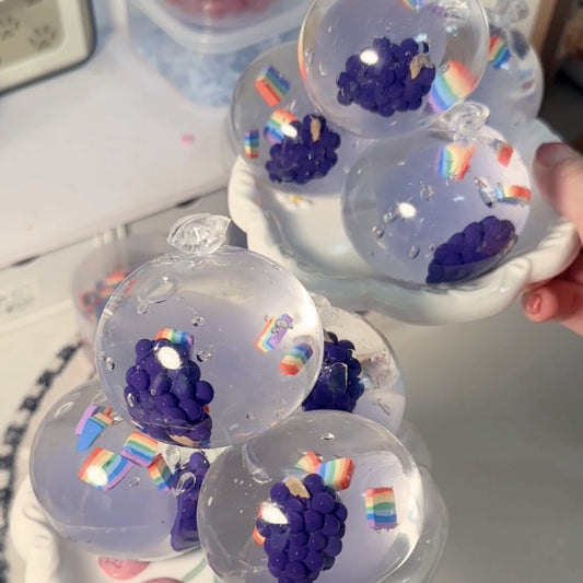 Grape Crystal Candy Squishy Ball