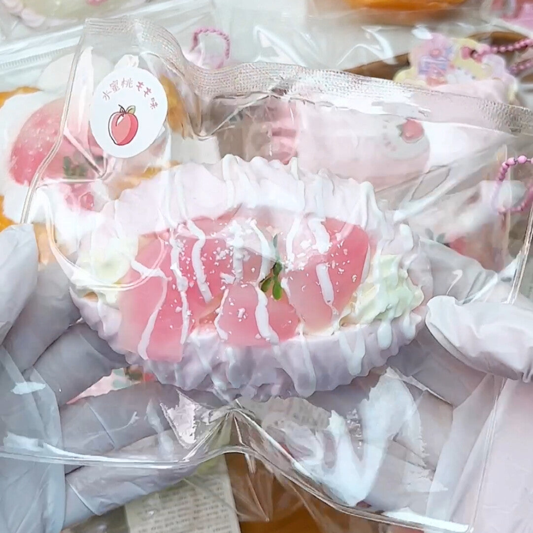 Peach Pie Taba Squishy Toys