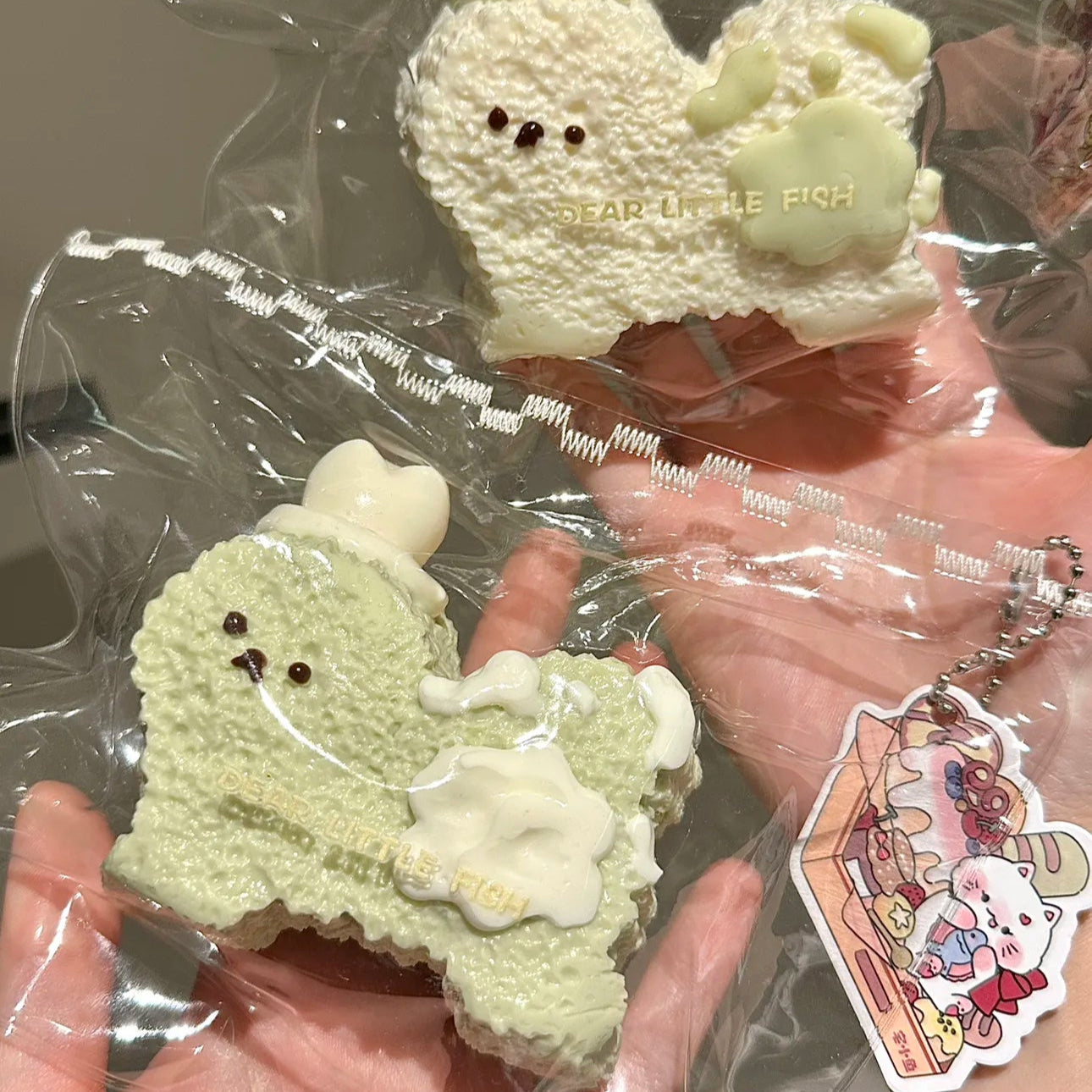 Mung Bean Puppy Toast Taba Squishy Toys