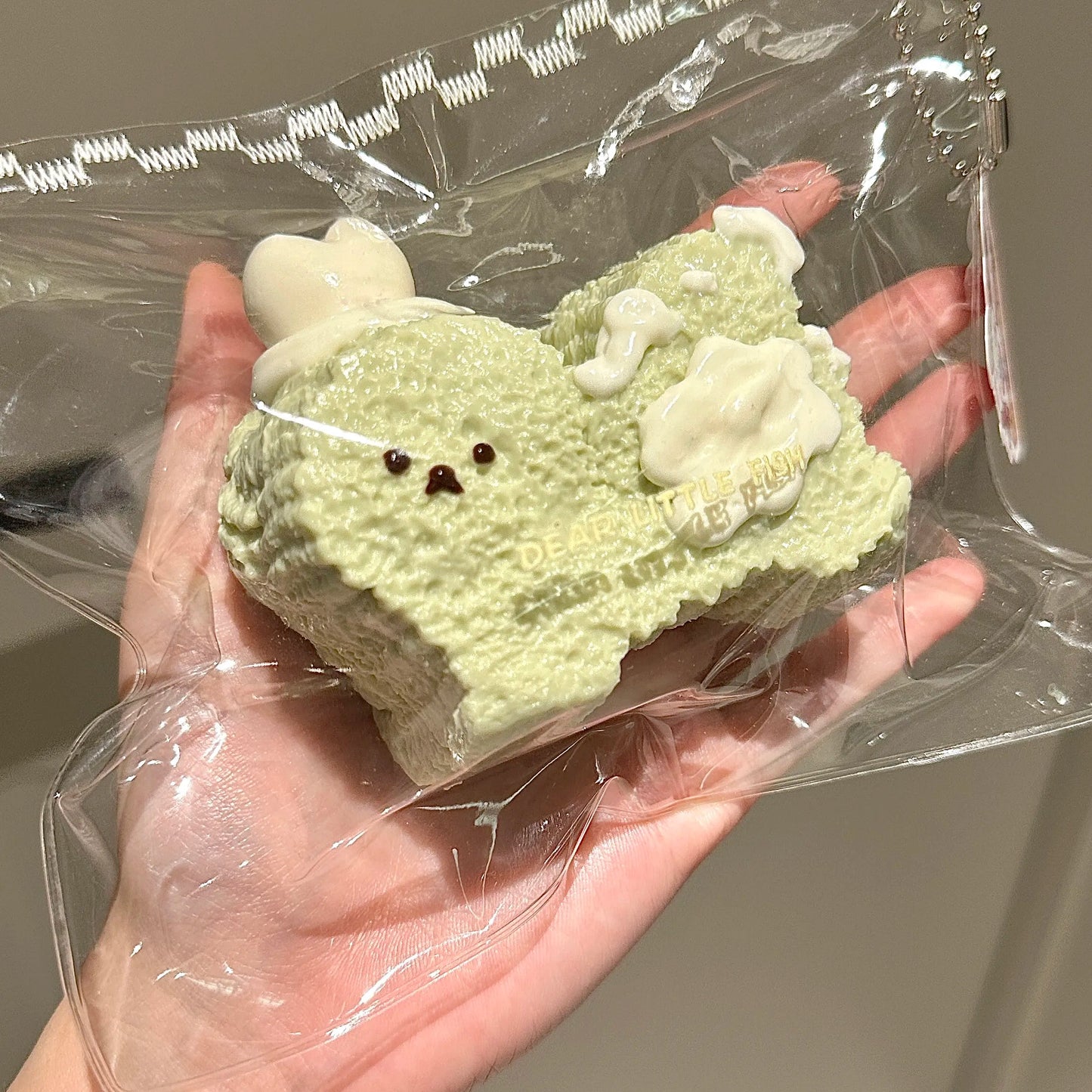 Mung Bean Puppy Toast Taba Squishy Toys