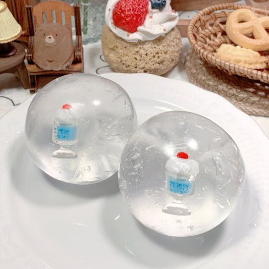 Ice Cream Soda Handmade Squishy Ball