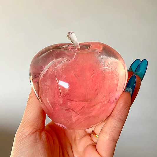 Pink Gel Jumbo Apple Squishy