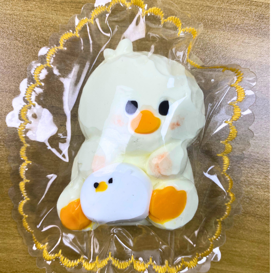 Cute Duck Mom and Baby Squishy Toy