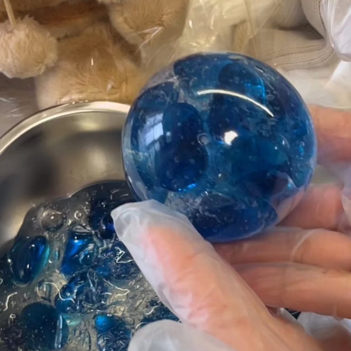 Ocean of Jellies Shattered Ice and Sinking Stones Taba Squishy Toys