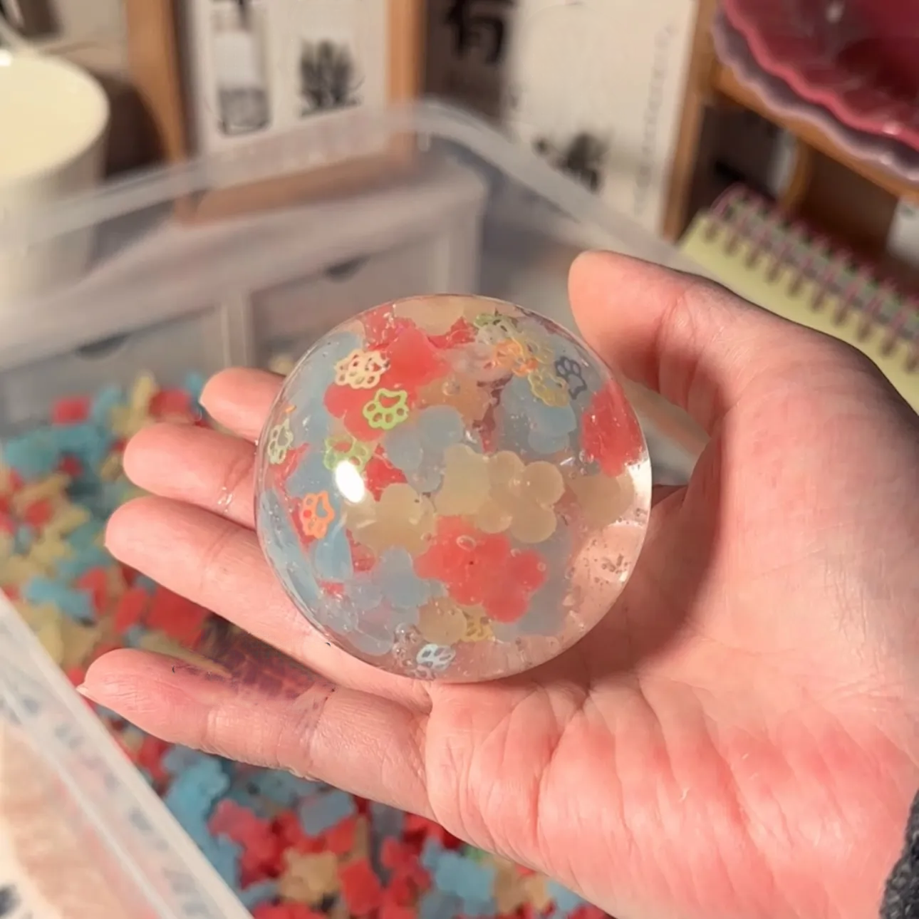 Handmade Bubblegum Squishy Ball Taba Squishy Toys