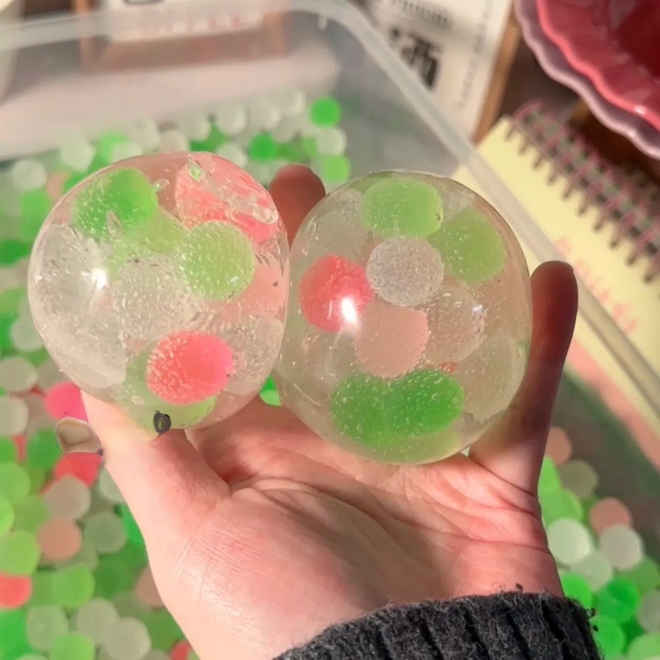 Handmade Bubblegum Squishy Ball Taba Squishy Toys