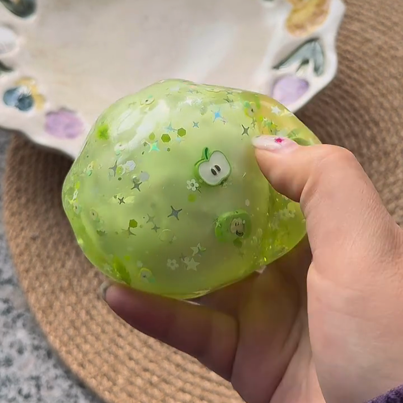 Squishy Shell Green Crispy Shell Handmade Squishy Ball – Cuddlekawaii