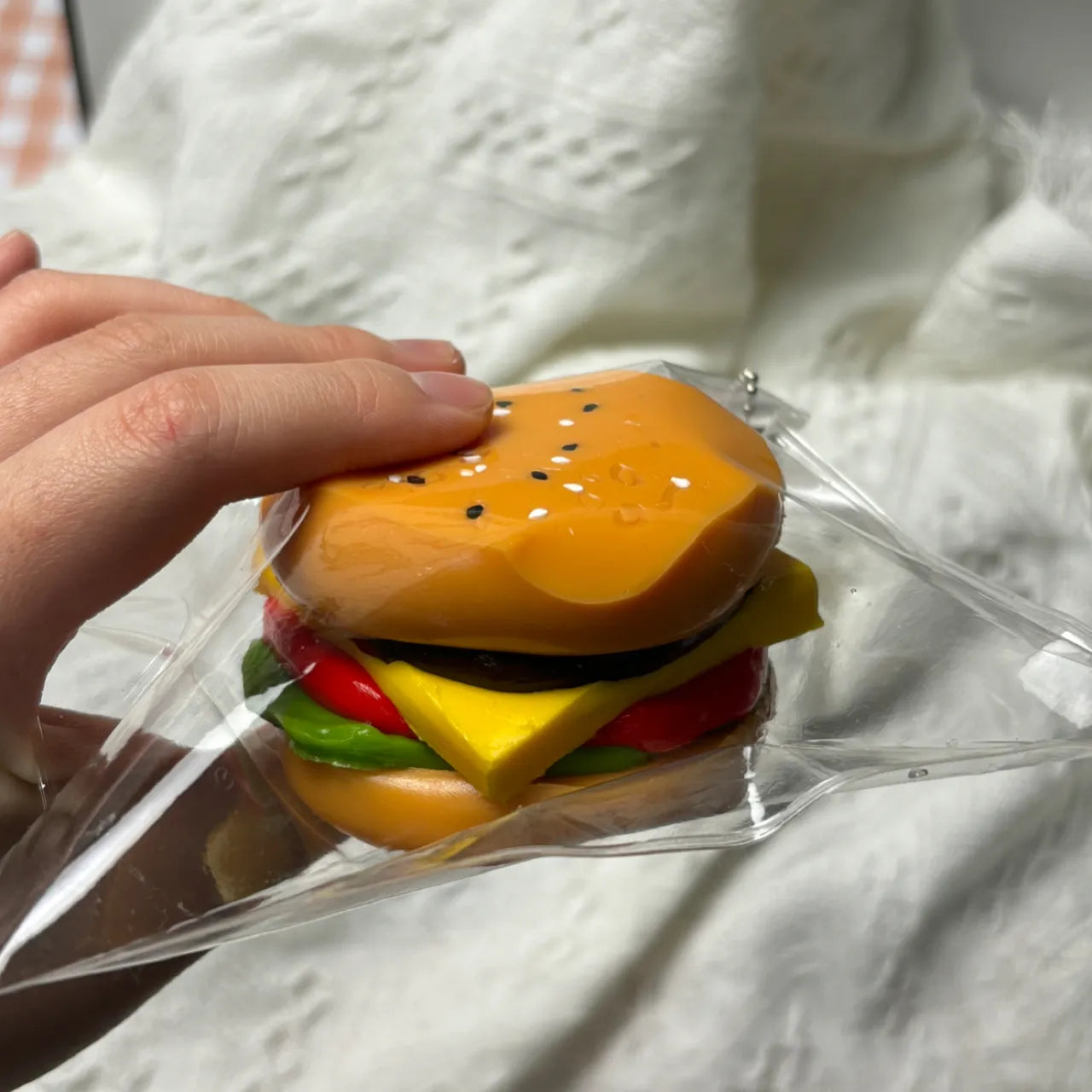 Six-Layer Big Burger Cream Slime Taba Squishy Toys