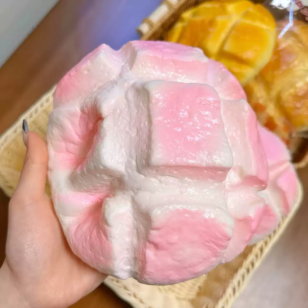 Thick Pineapple Bread Squishy Toy