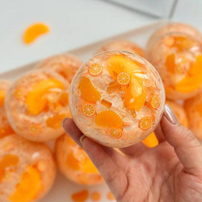 Mandarin Jelly Handmade Squishy Ball
