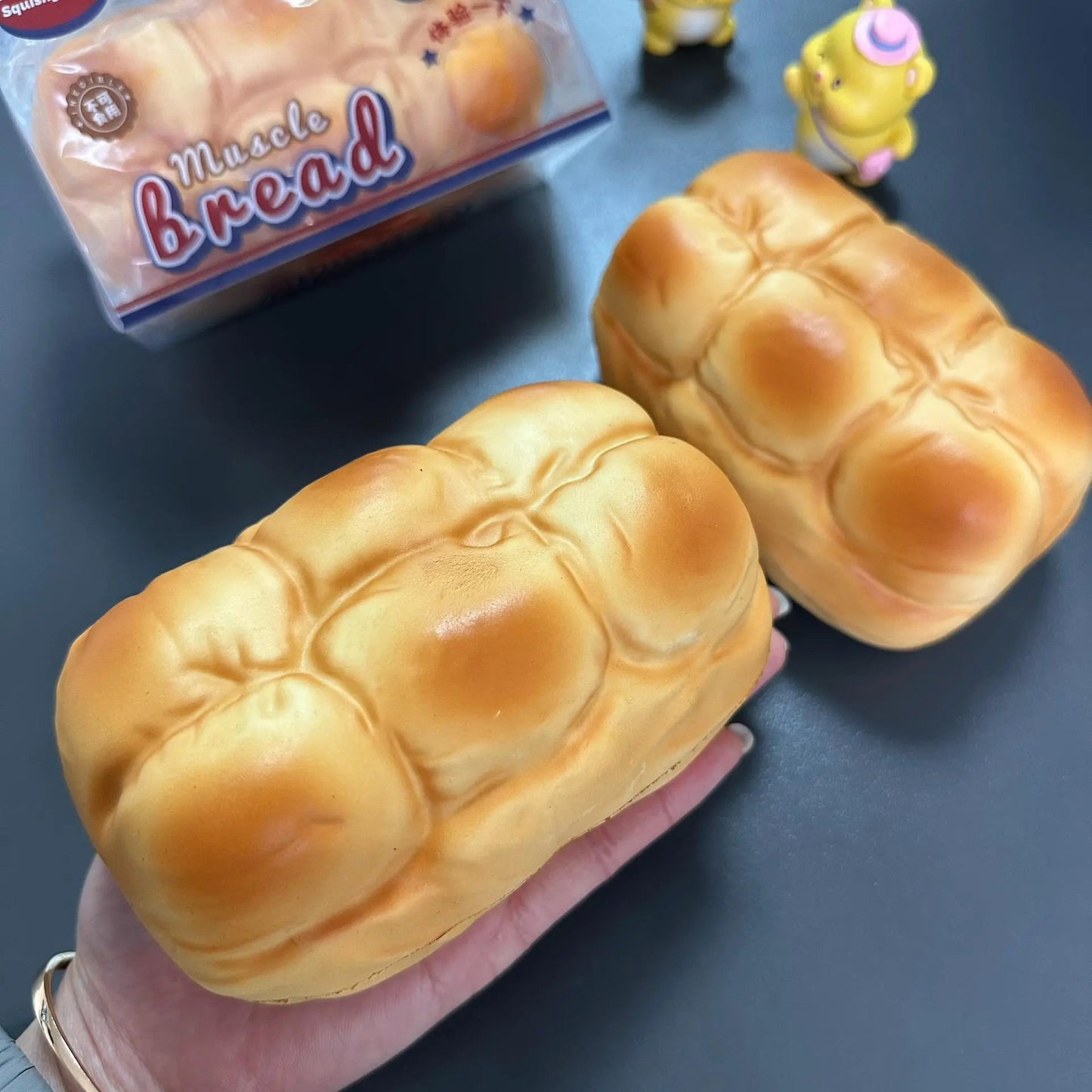 Muscle Bread Taba Squishy Toys