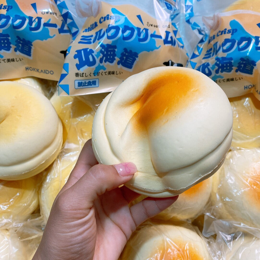 Blooming Milk Bun Squishy | Slow-Rising Stress Toy