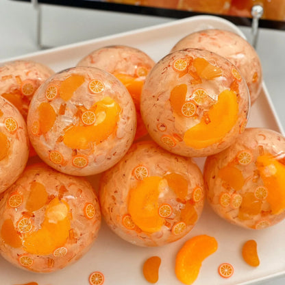 Mandarin Jelly Handmade Squishy Ball