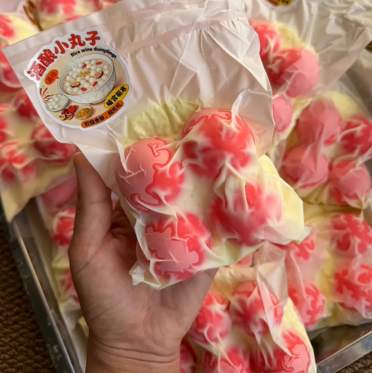 Rice Wine Dumplings Crispy-Shell Squishy