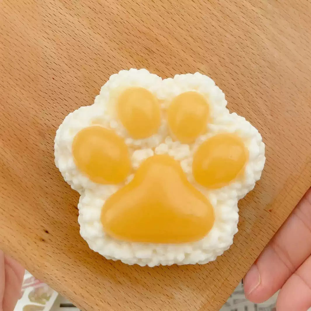 2pcs Therapeutic Cat Paw Squishy Fidget Toy