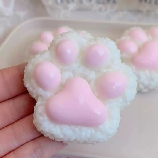 2pcs Therapeutic Cat Paw Squishy Fidget Toy