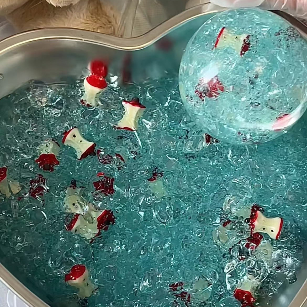 Ocean of Jellies Shattered Ice and Sinking Stones Taba Squishy Toys