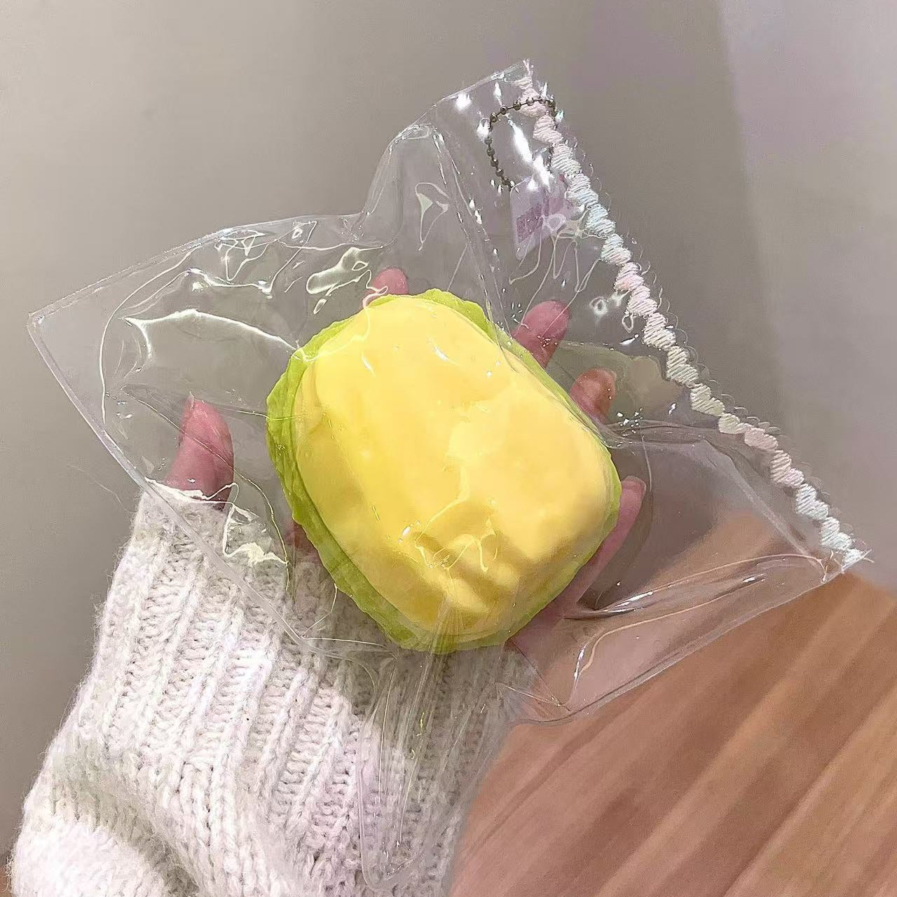 Jackfruit Avocado Filling Taba Squishy Toys