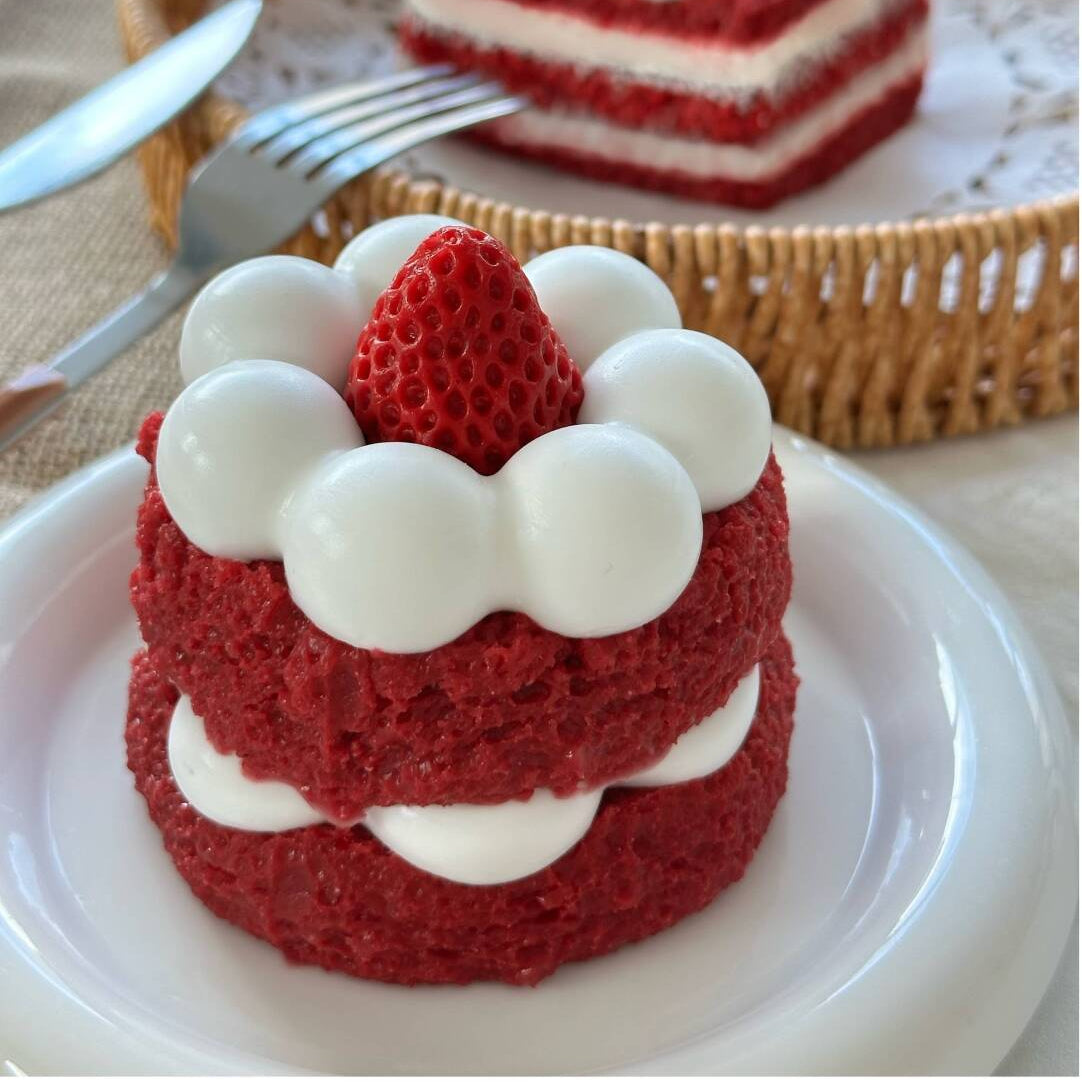 Five-Layer Red Velvet Mousse Cake Taba Squishy