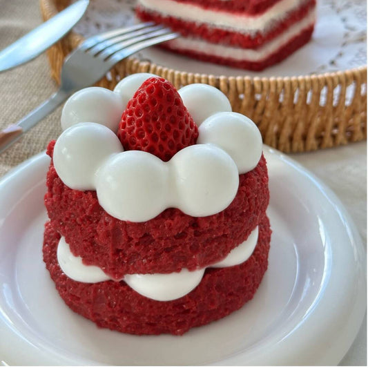 Five-Layer Red Velvet Mousse Cake Taba Squishy