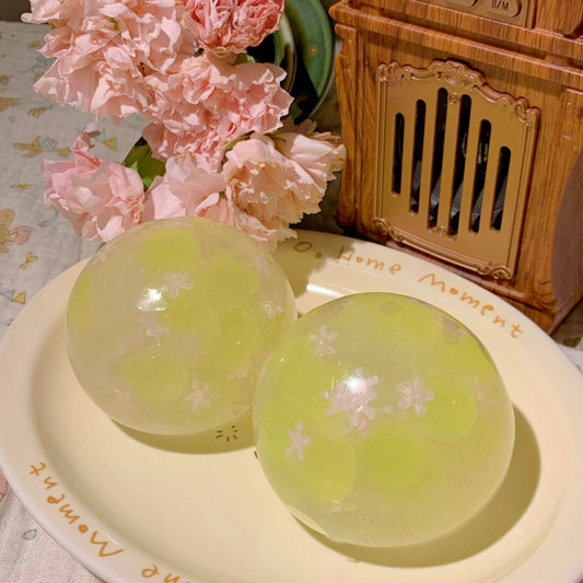 Green Grape Stress Relief Handmade Squishy Ball