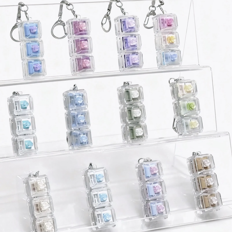 Mini Silent Switch Tester Keychain (Set of 3)
