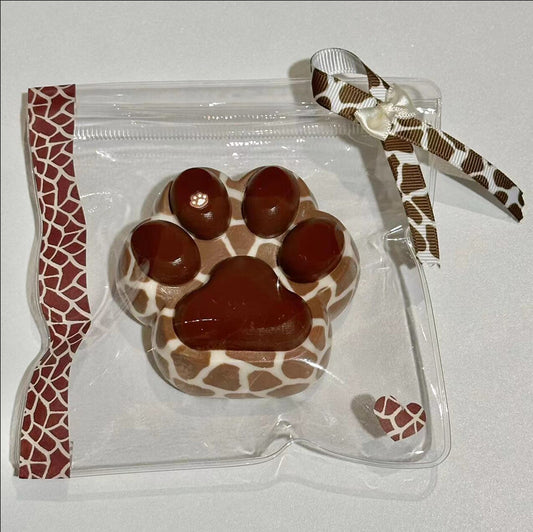 Giraffe Print Cat Paw Squishy Toys