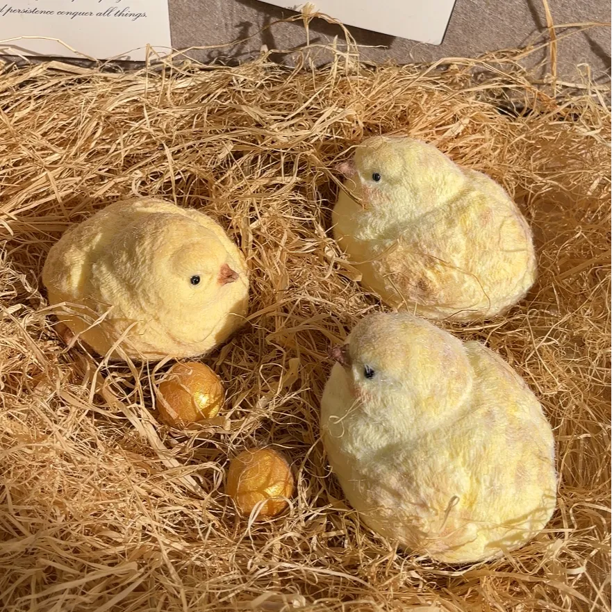 Fuzzy Little Chick Taba Squishy Toys