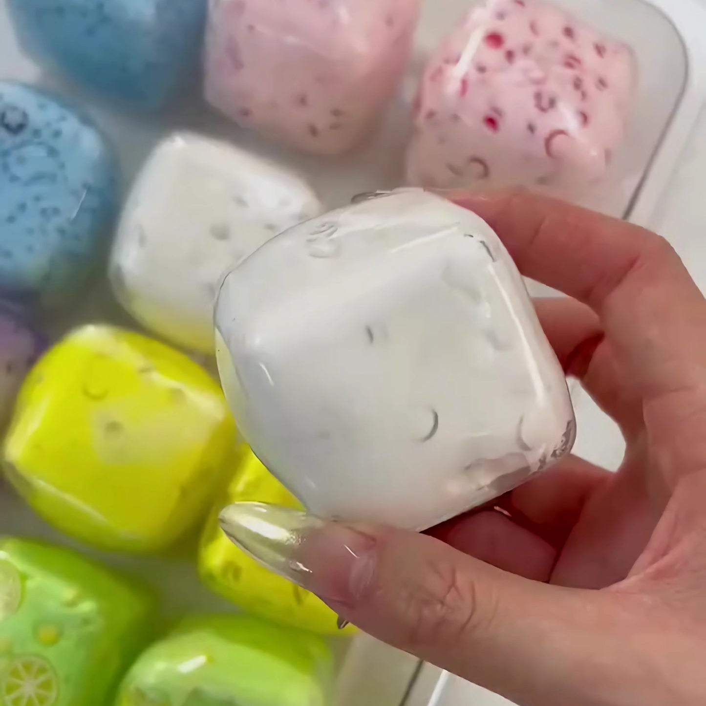 Square Handmade Ball Taba Squishy Toys