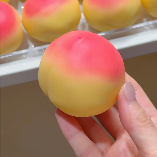 Crunchy Peach Squishy Ball